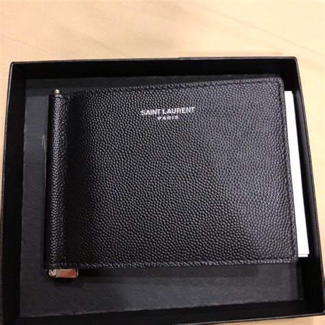 ysl wallets for men|yves Saint Laurent money clip.